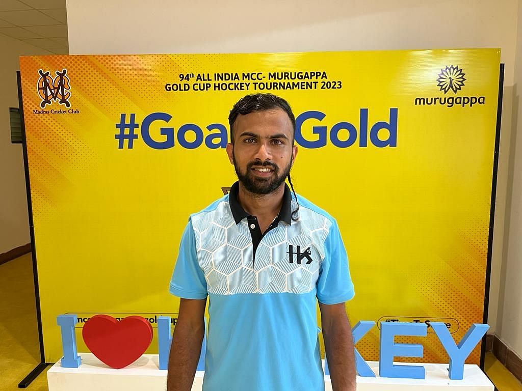 Hockey player Nikkin Thimmaiah (Image Credits: Akif Asmar/Sportz Connect)