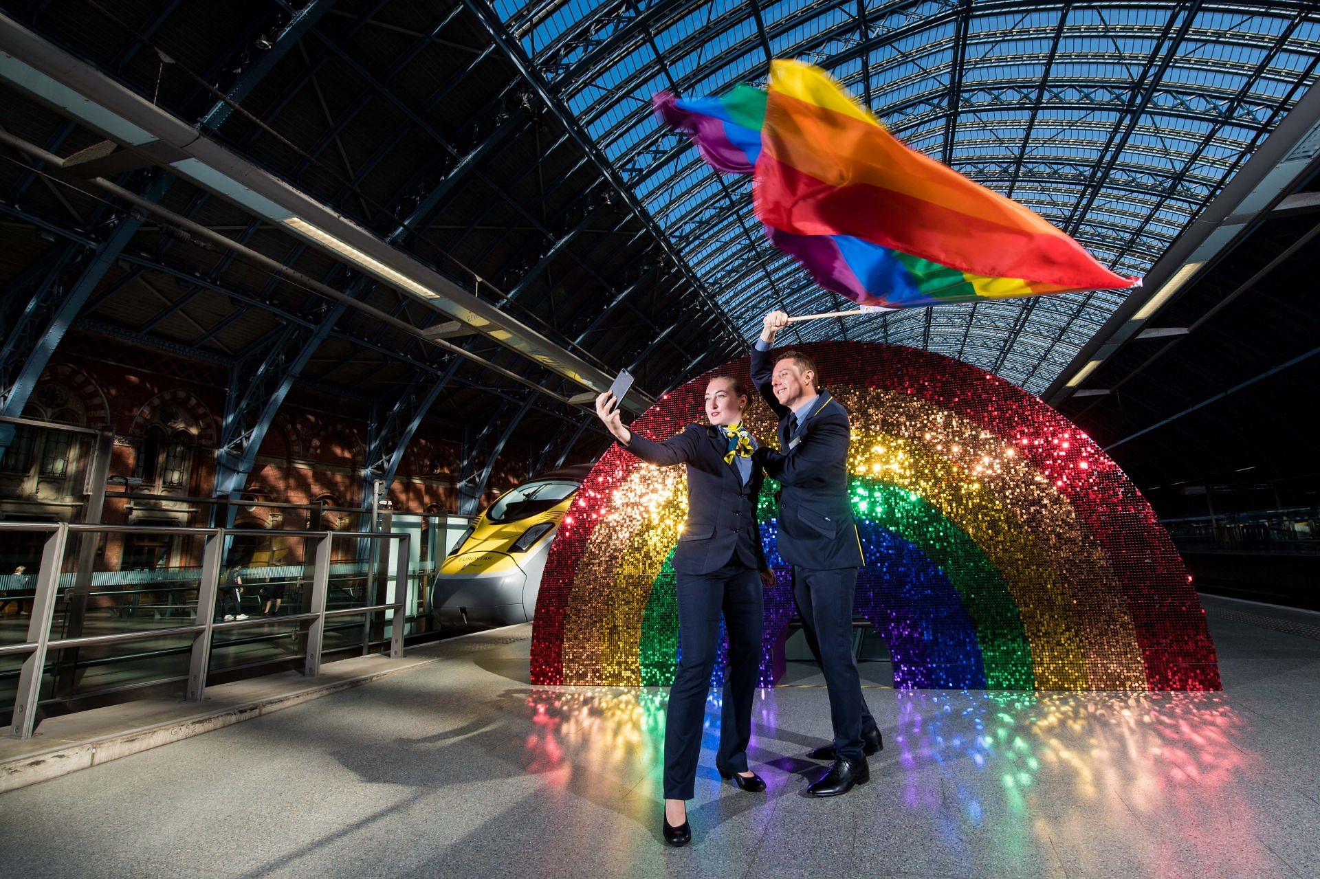 Eurostar Welcomes Visitors To London Pride Festivities