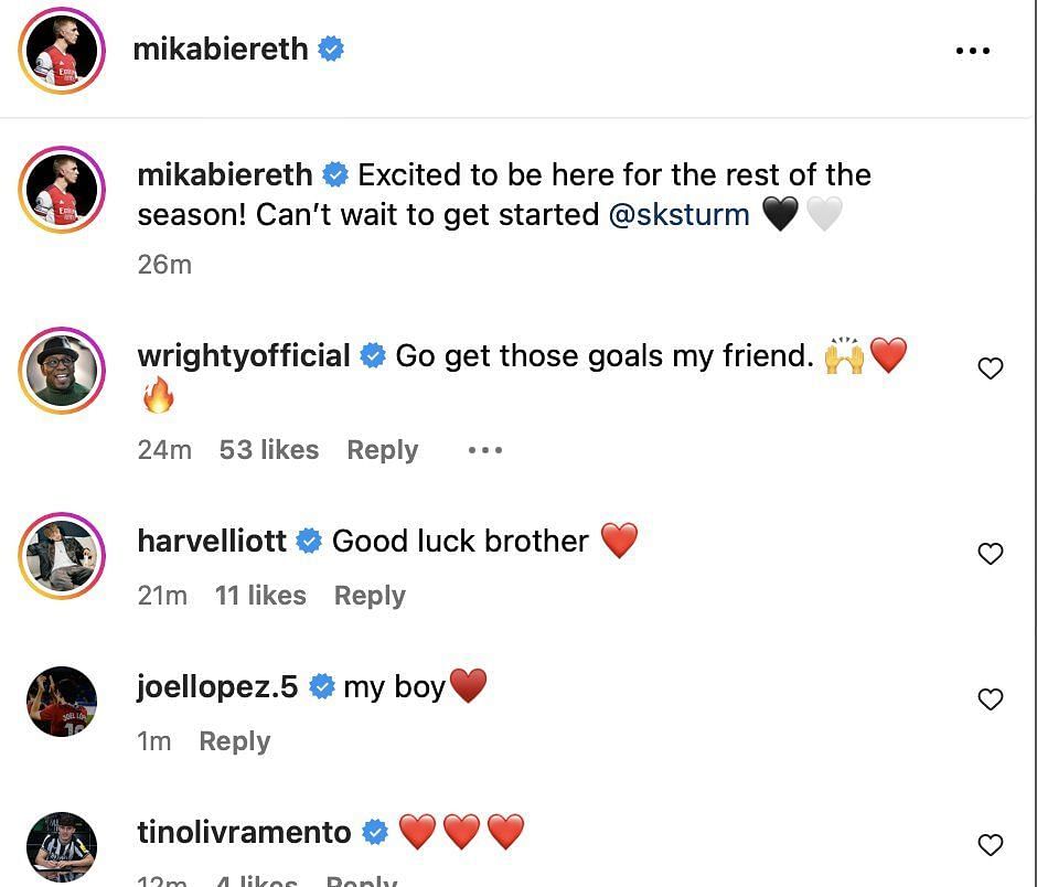 Ian Wright sends message to Arsenal loanee