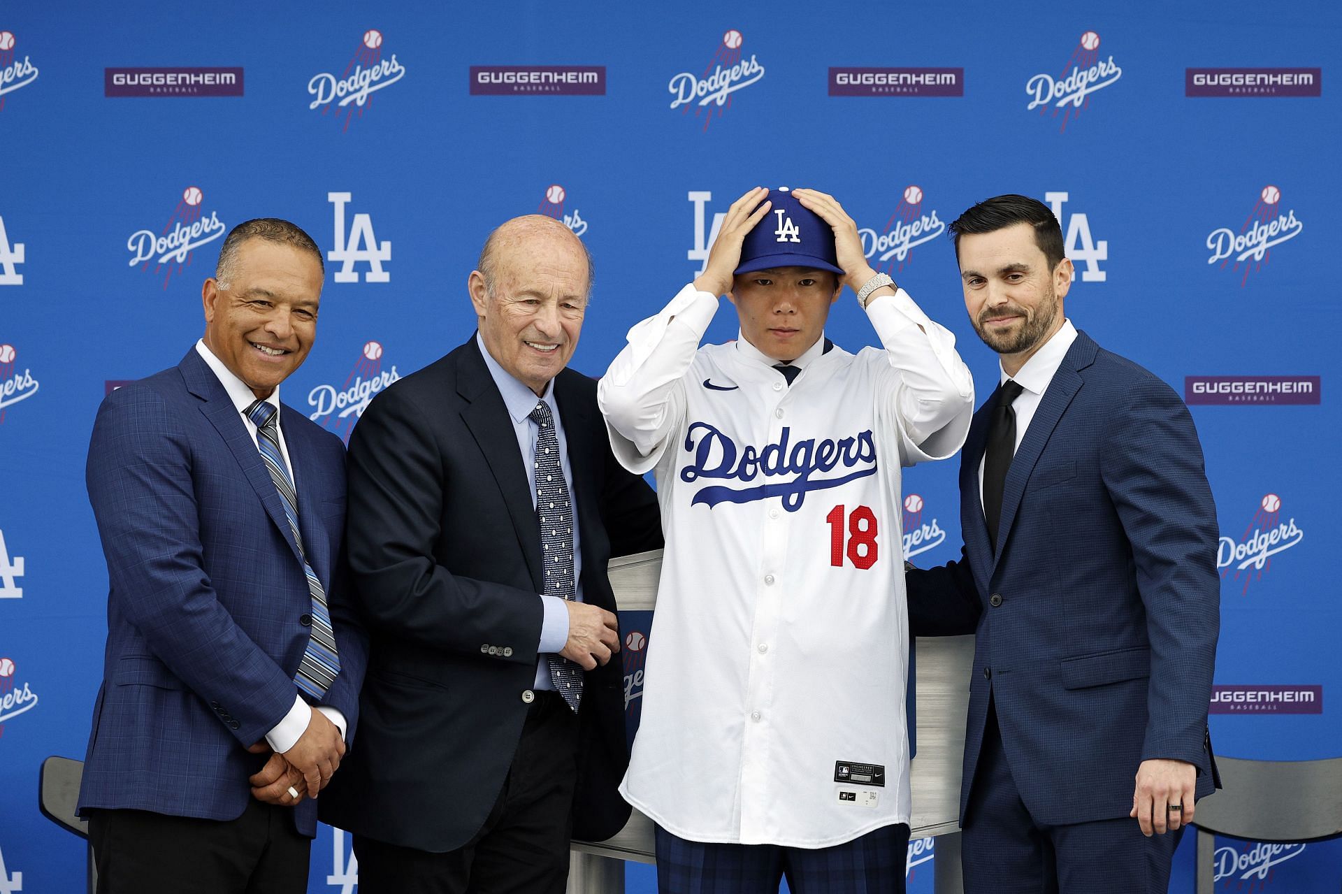 Los Angeles Dodgers Introduce Yoshinobu Yamamoto