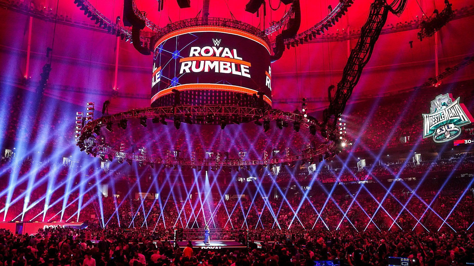 The WWE Universe packs Tropicana Field for the Royal Rumble