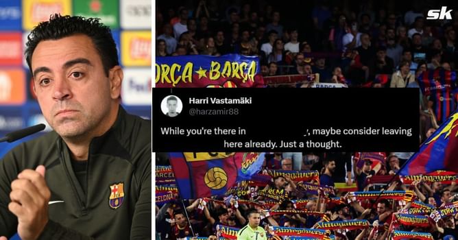 "We deserve to lose", "Xavi has to go" - Barcelona fans unhappy with veteran's inclusion in XI to face Osasuna in Supercopa S/F