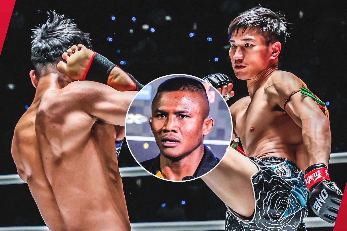 Muay Thai legend Buakaw (inset) said the speed of Tawanchai (R) made a huge difference in his win over Superbon in December. -- Photo by ONE Championship