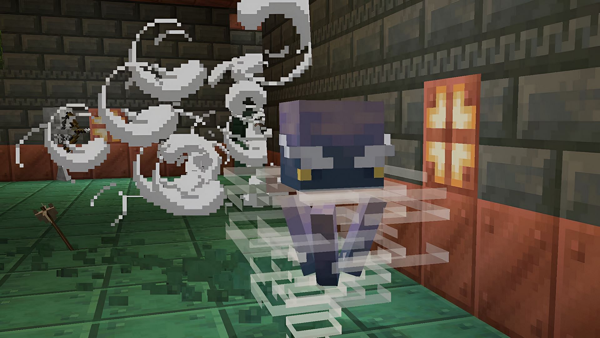 Breeze mobs can roam trial chambers due to their new trial spawner blocks (Image via Mojang)