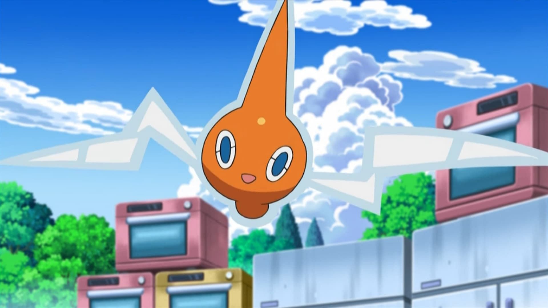 Rotom in the anime (Image via The Pokemon Company)