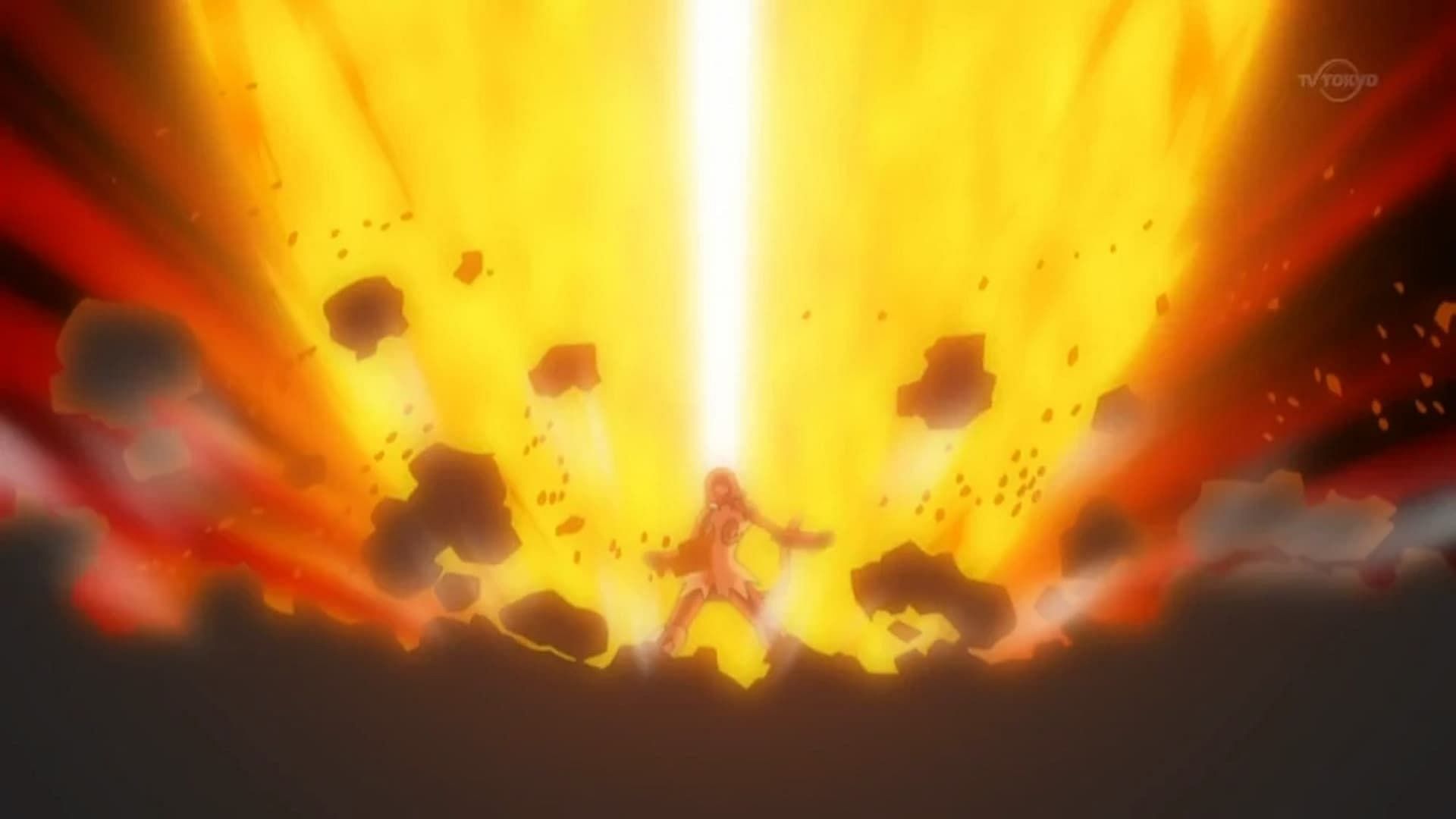 Ash&#039;s Infernape activating Blaze (Image via The Pokemon Company)