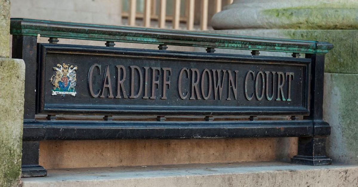 Cardiff Crown Court - where the trial for William Bush&#039;s murder will take place (Image via X/@GHRSouthWales)