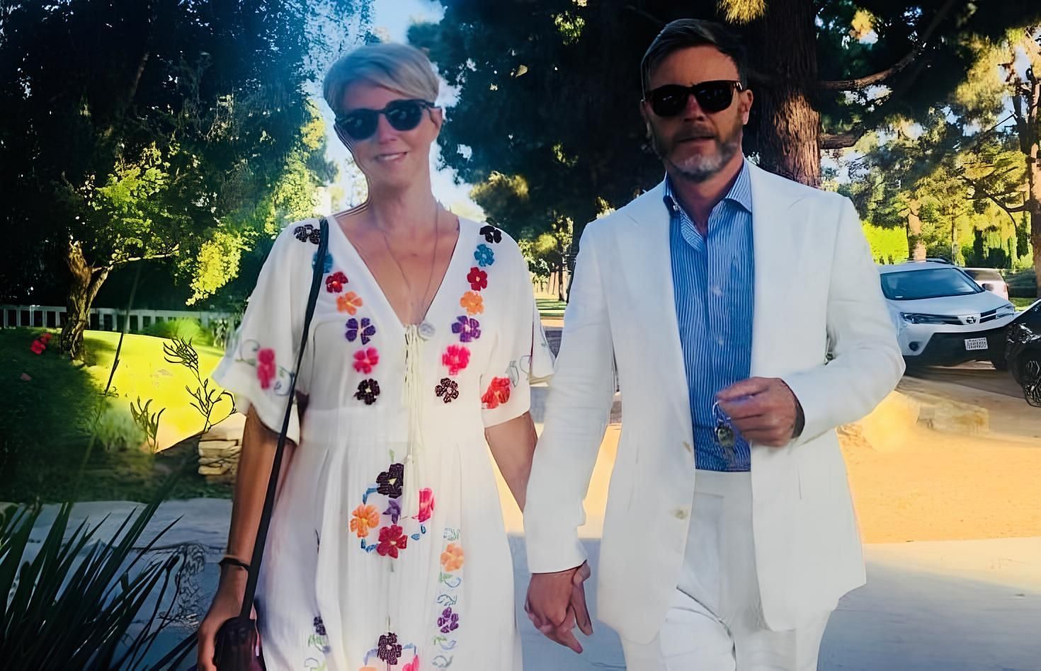 Gary Barlow with his wife Dawn Andrew (Image via X / @GaryBarlow)