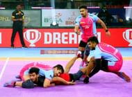 Ankush (Left) in action (credits: PKL)