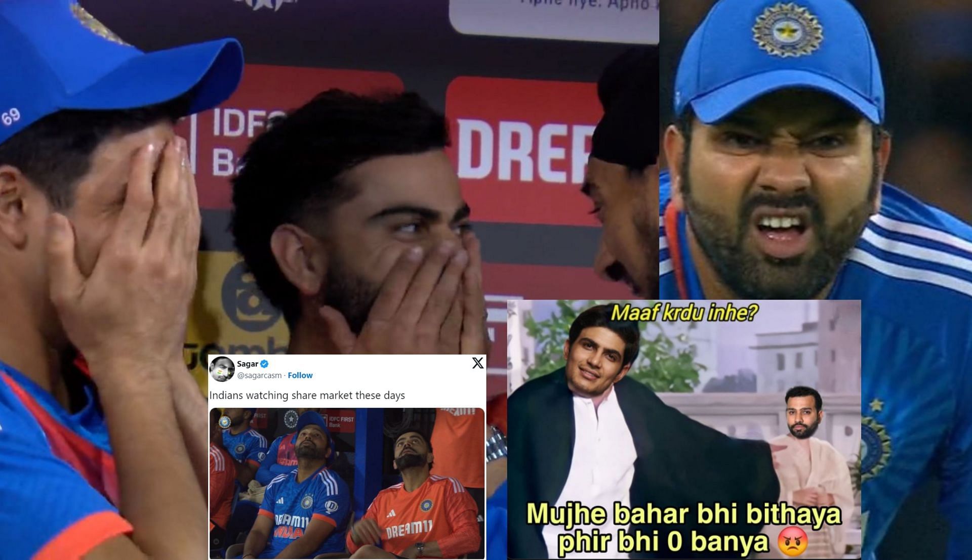 Fans react after India