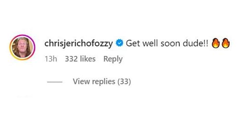 Jericho commented on Mick Foley's Instagram post about Jason Sensation