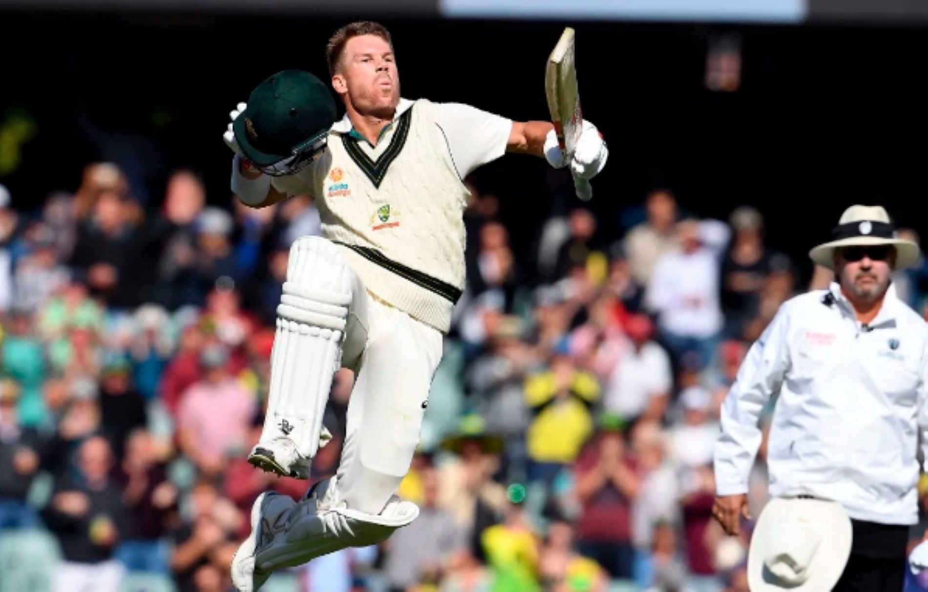 Warner scored a blistering century in the opening Test of his final series