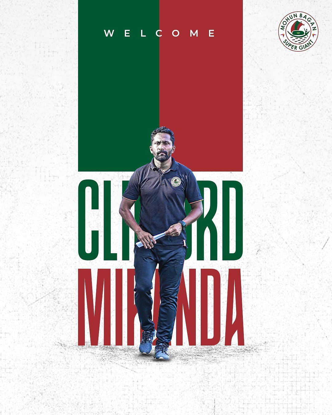 Clifford Miranda will be seen on the touchline when the Mariners take on Sreenidi Deccan