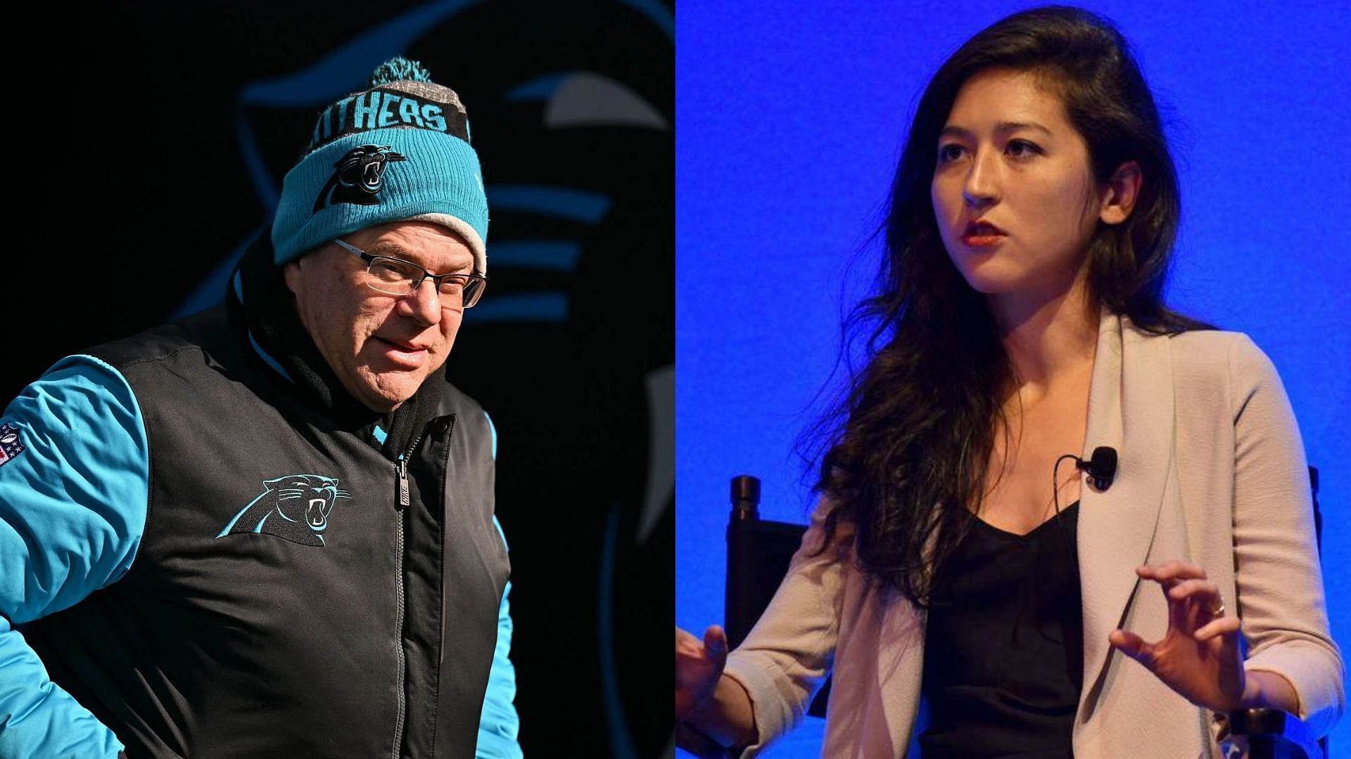 Mina Kimes reacting to Carolina Panthers owner David Tepper