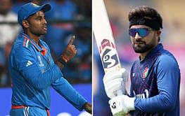 "I will miss you" - Suryakumar Yadav and Rashid Khan engage in heartwarming interaction on social media