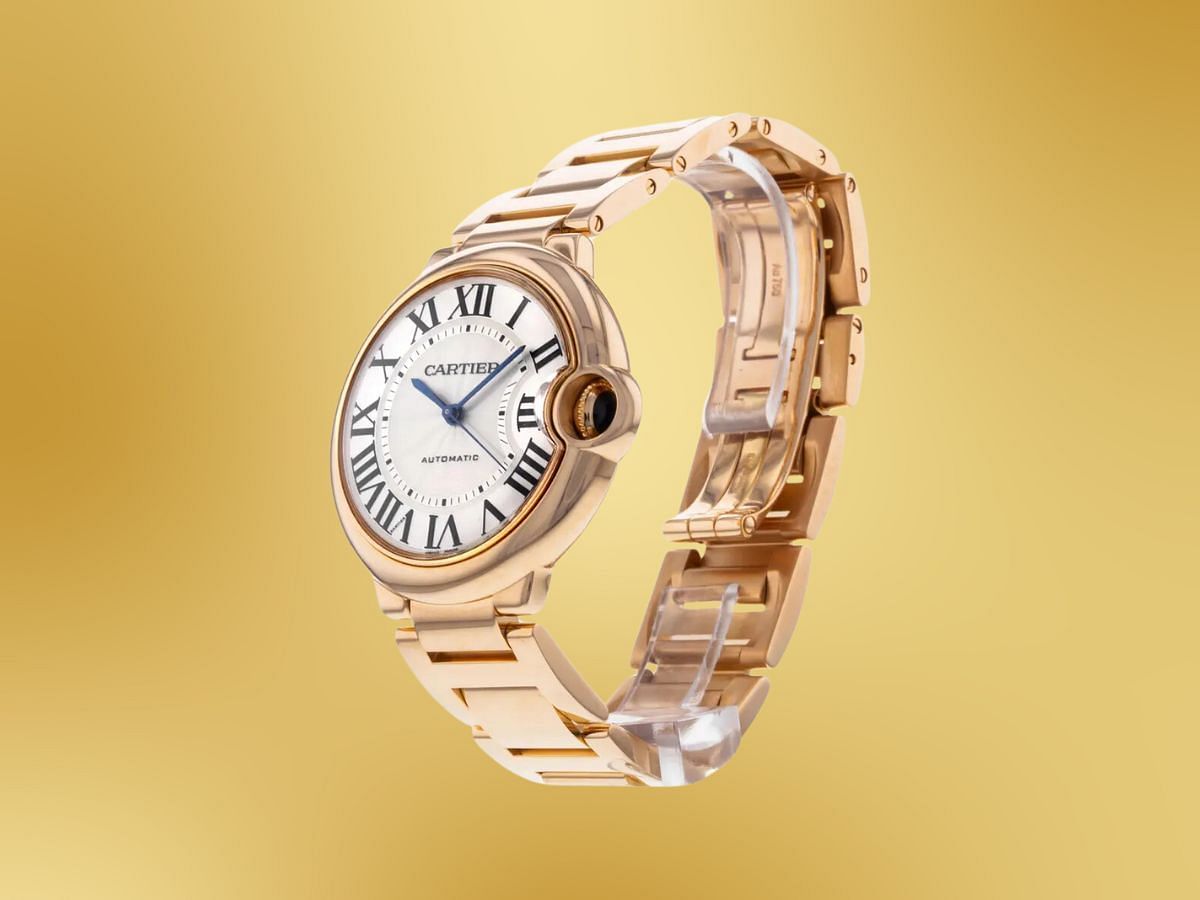 The Cartier Ballon Bleu watch (Image via Nordstrom)