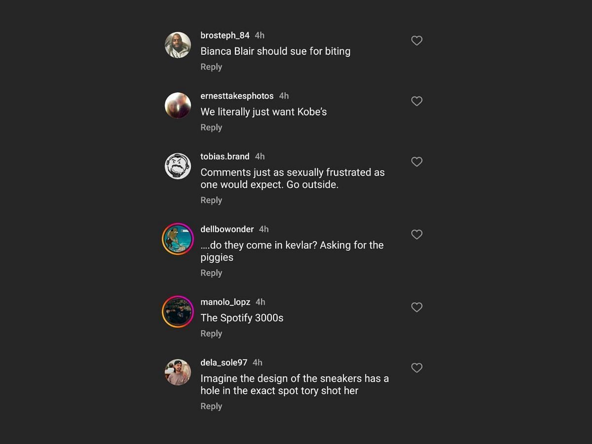 Fans with different opinions about Megan Thee Stallion &amp; Nike collaboration (Image via Instagram/@sneakerfreakermag)