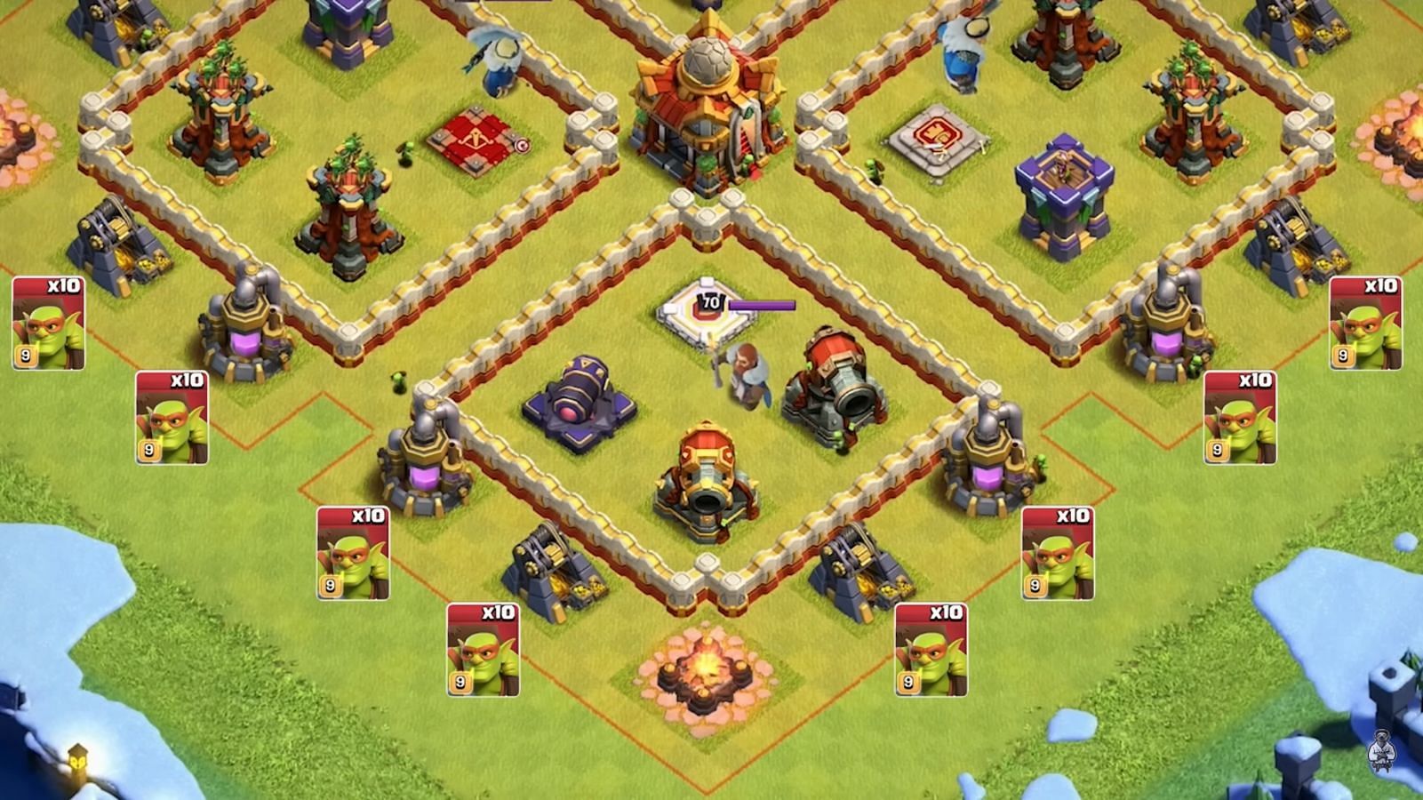 Sneaky Goblin placement in Chief of the North Challenge (Image via Judo Sloth Gaming / YouTube)