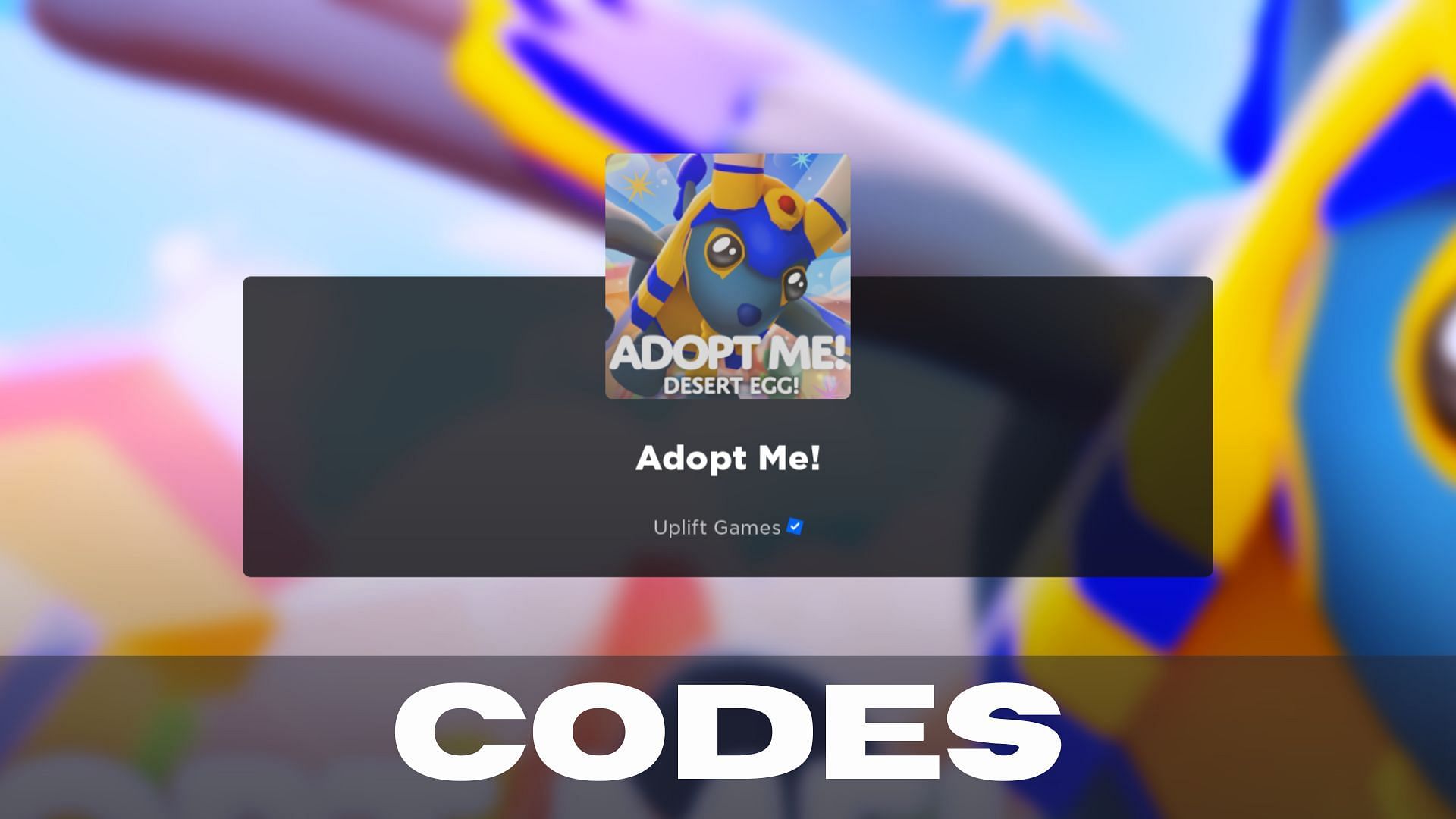 Adopt Me! codes 
