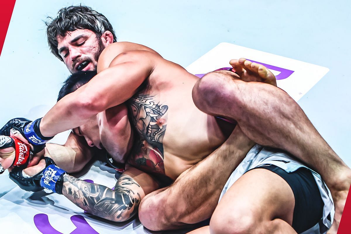 Garry Tonon submitted Martin Nguyen via rear-naked choke at ONE 165 | Photo by ONE Championship