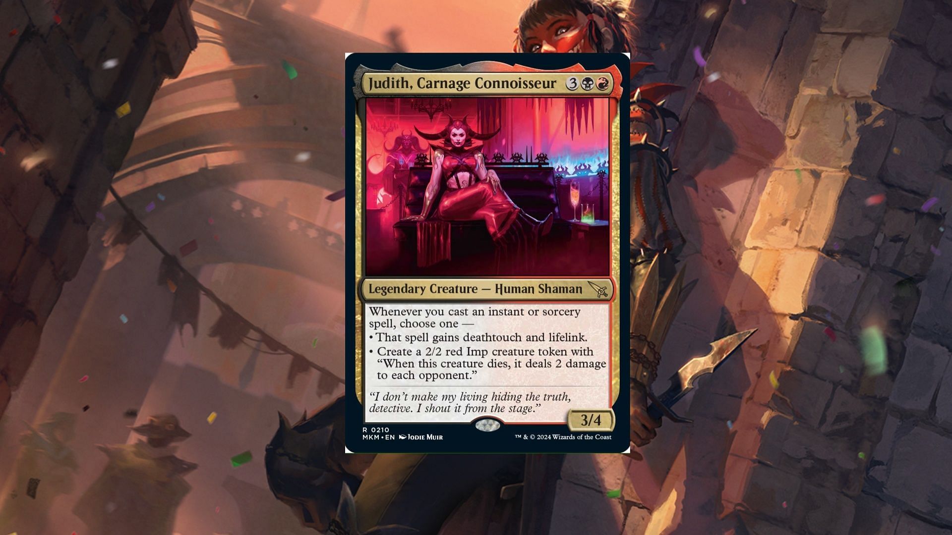 Judith, Carnage Connoisseur in MTG (Image via Wizards of the Coast)