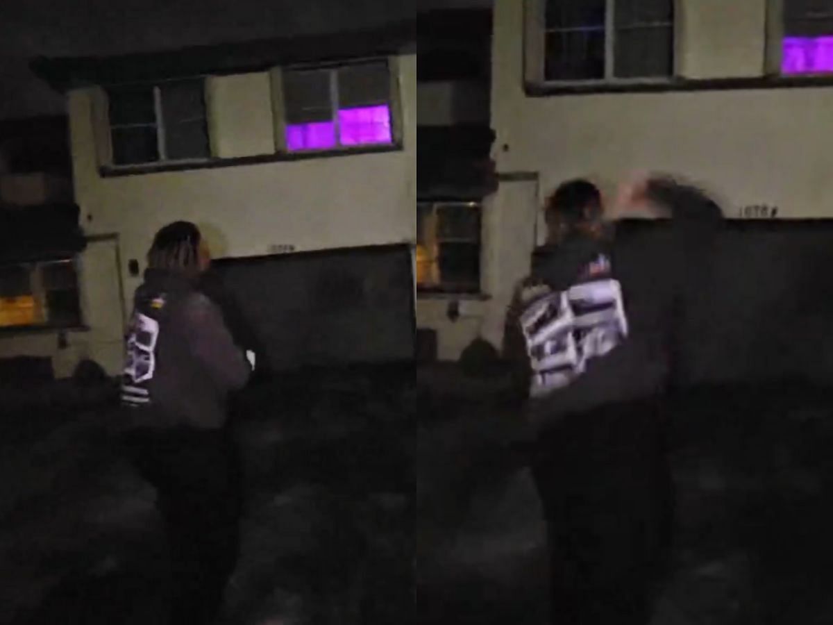 Cuffem and Adin Ross prank Cheesur by throwing eggs at his house (Image via X/Kick Clips)