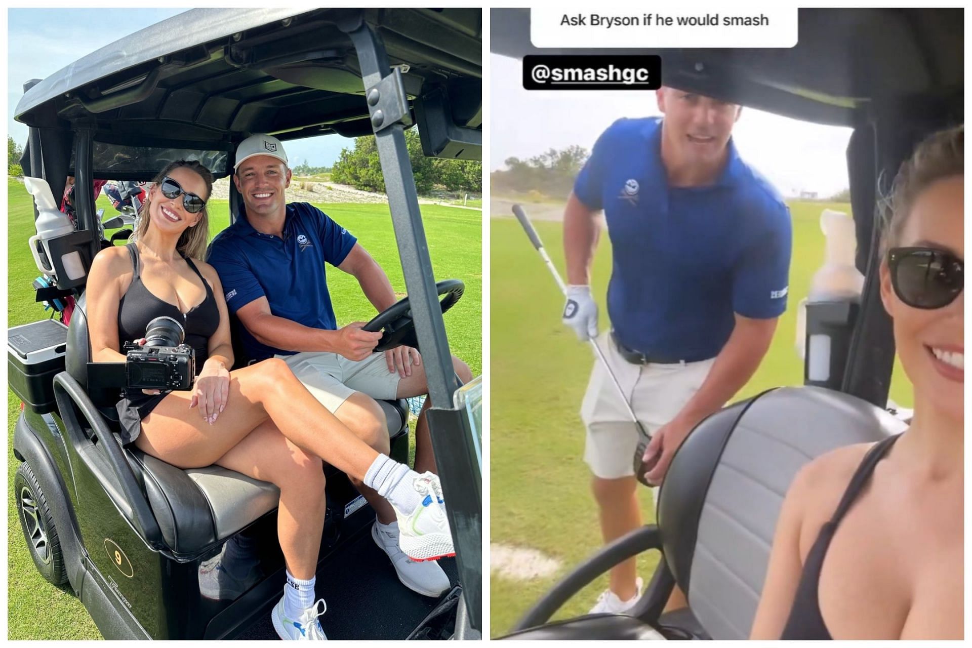 Paige Spiranac and Bryson DeChambeau recently played a round of golf