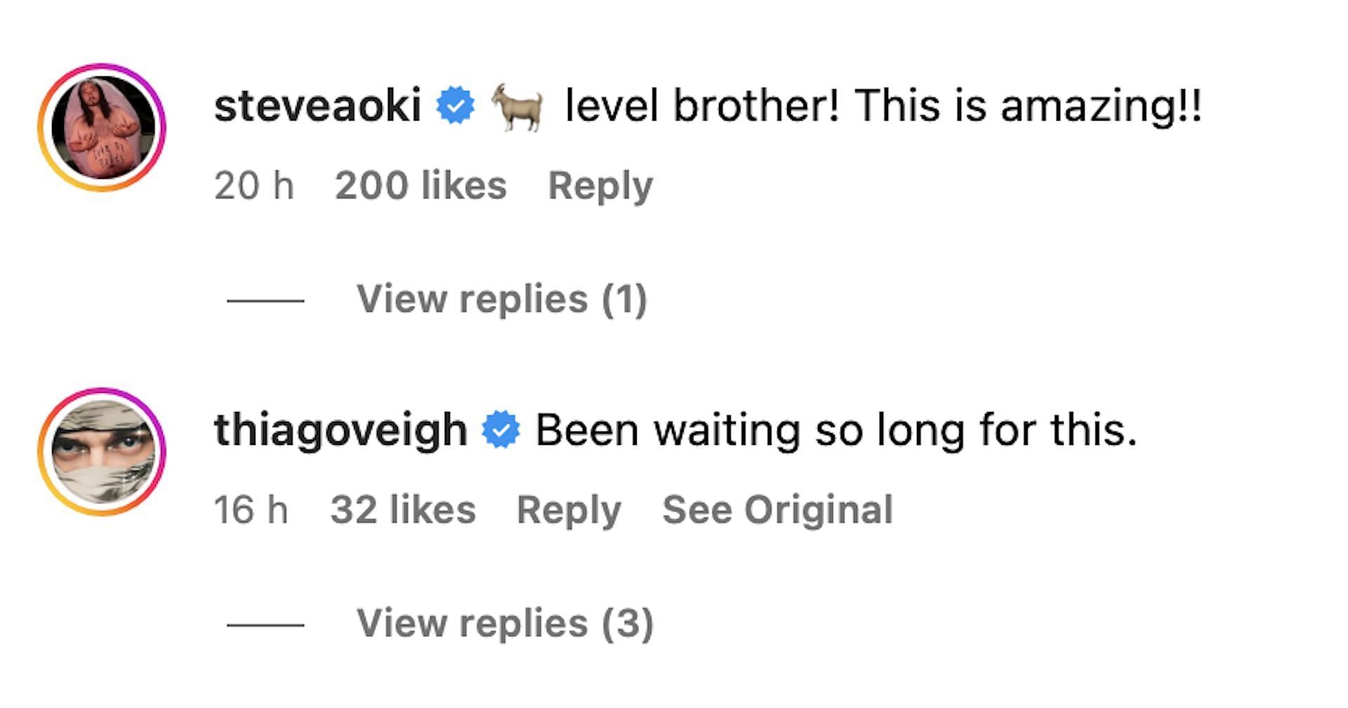 Steve Aoki and Thiago Veigh comment on the Pharrell x LEGO Collaboration (Image via Instagram/@pharrell )