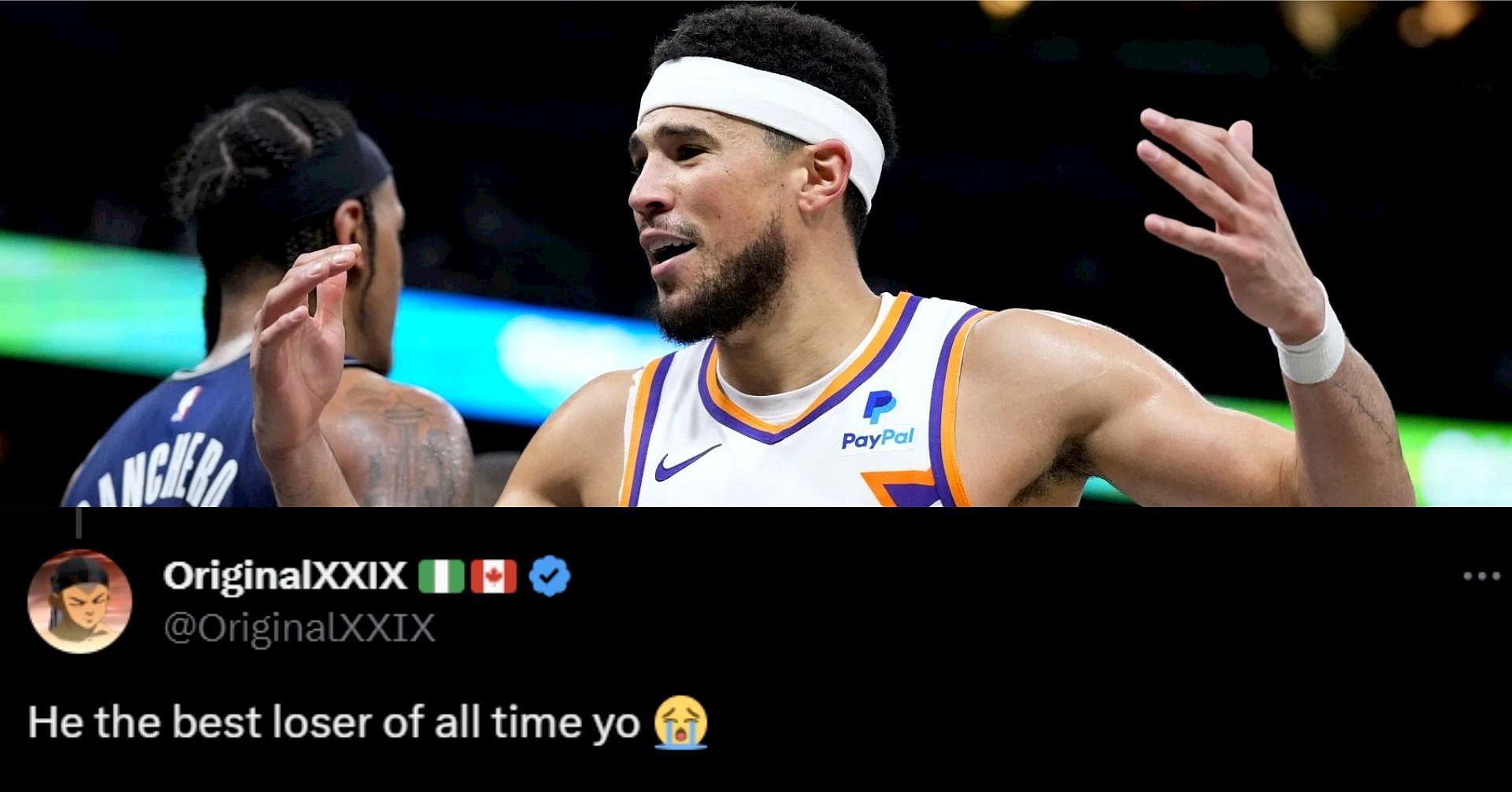 NBA fans mock Devin Booker after another efficient scoring night goes in vain