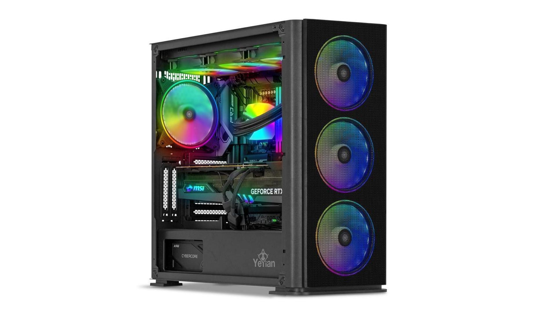 The Yeyian Odachi is a superb high-performance gaming pre-built (Image via Newegg)