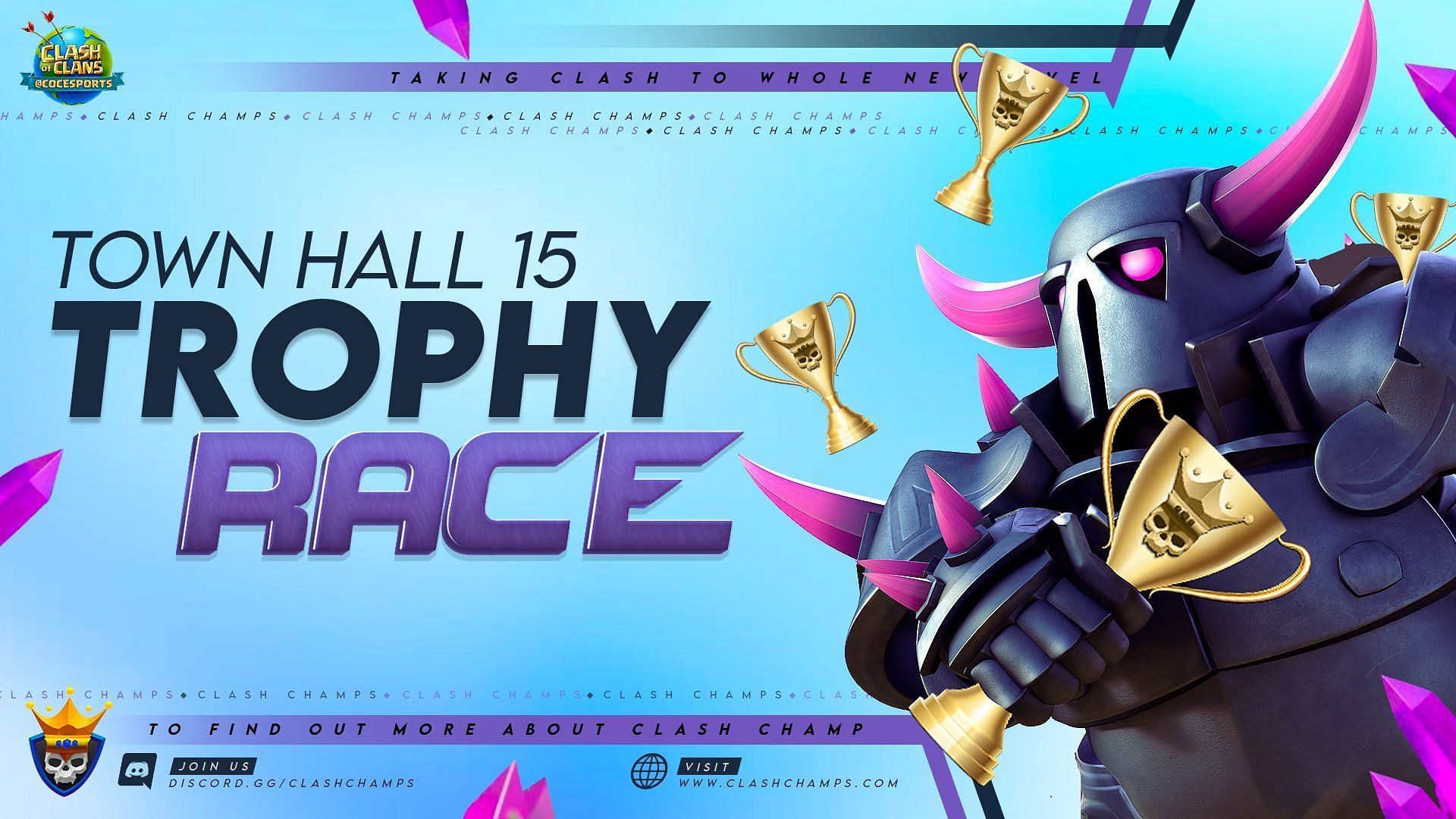 Push your Trophy count and become champion (Image via Supercell)
