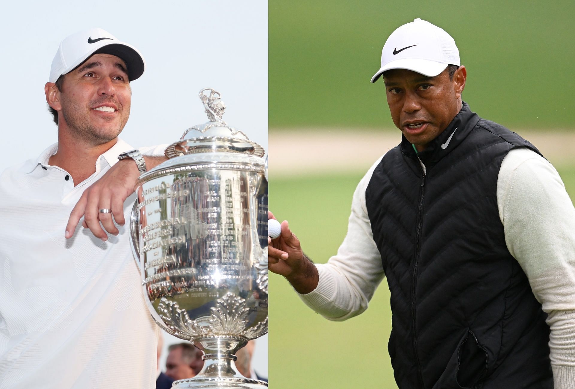 Tiger Woods and Brooks Koepka 