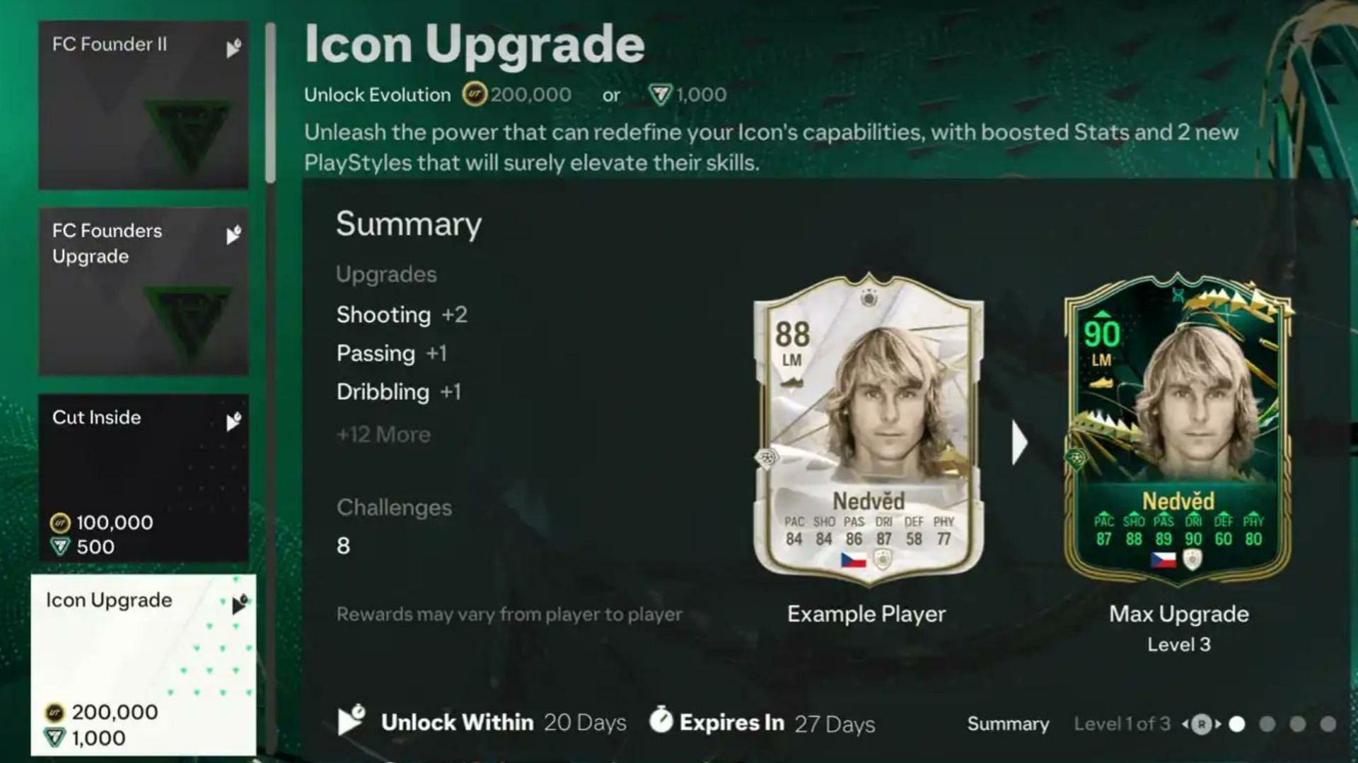 EA FC 24 Icon Upgrade Evolution guide