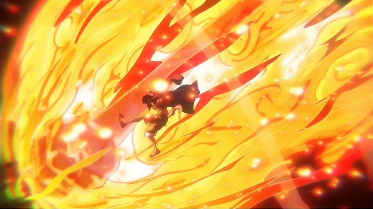 A memorable moment in the One Piece anime (Image via Toei Animation).