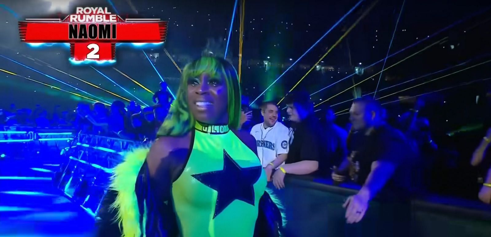 Naomi returned to WWE at the Royal Rumble