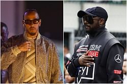 “He does suck at something, currently winning F1 races” - Fans react to Will I Am’s recent Lewis Hamilton comments