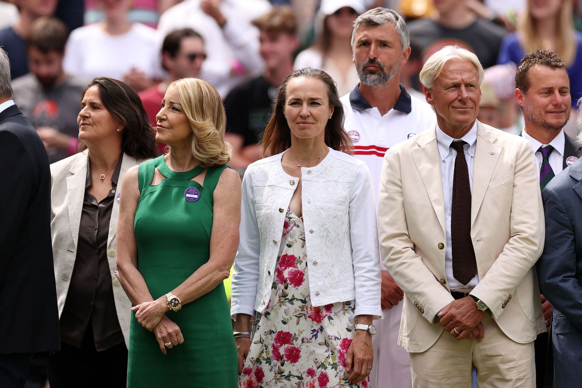 Martina Hingis pictured at Wimbledon 2022