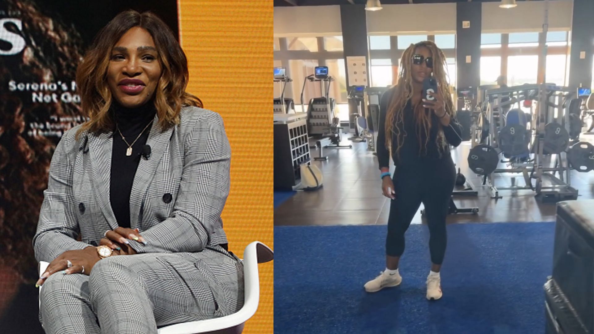 "This is how you start out the New Year" Serena Williams kicks off