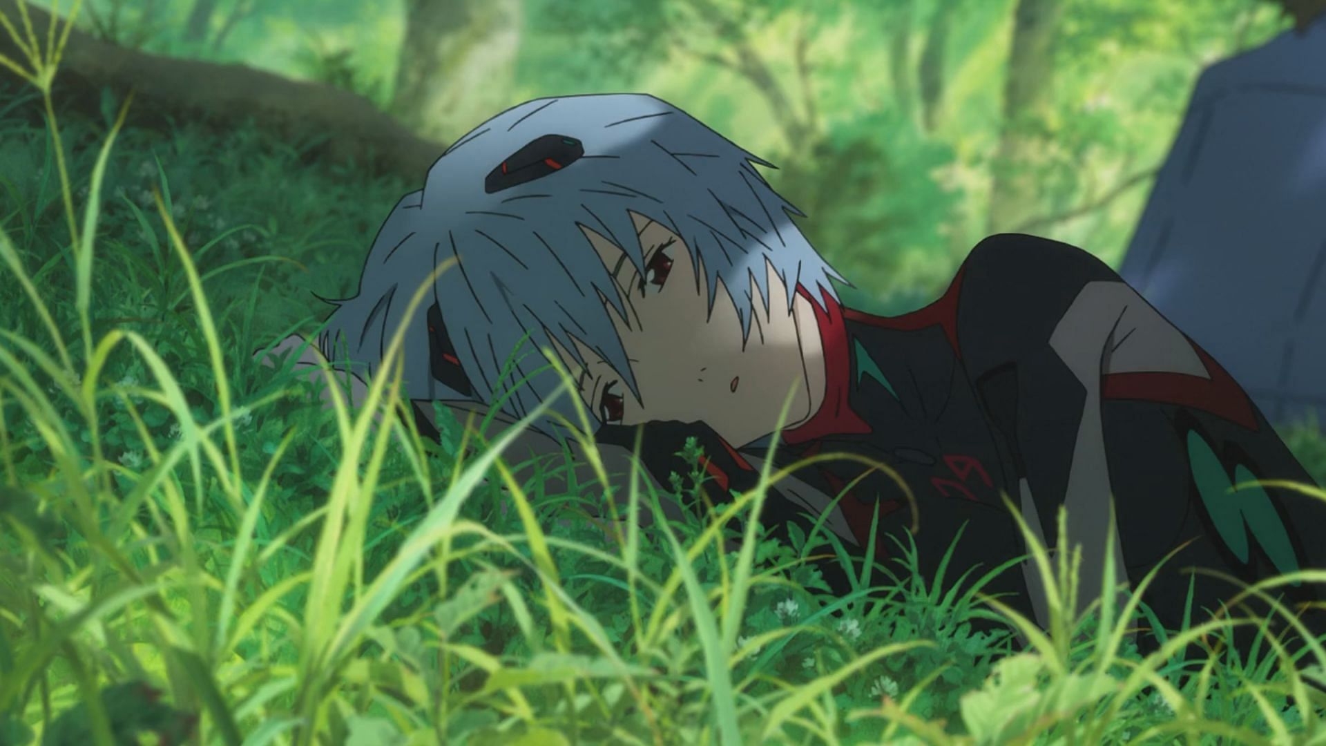 Rei Ayanami as shown in the anime (Image via Studio Khara)