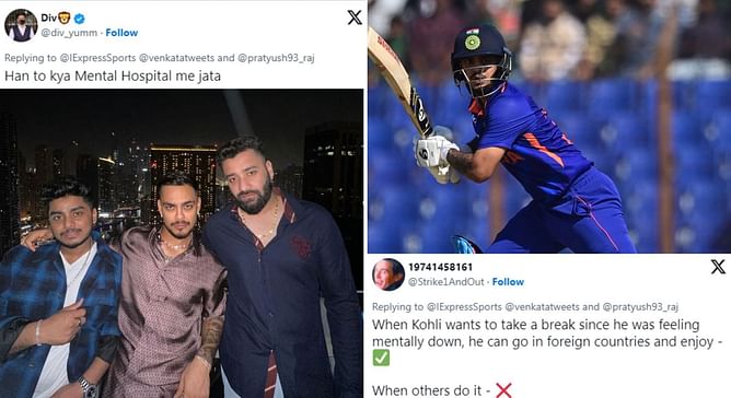 "To kya mental hospital jata" - Fans react angrily to reports that Ishan Kishan was dropped from IND vs AFG T20Is due to disciplinary issues