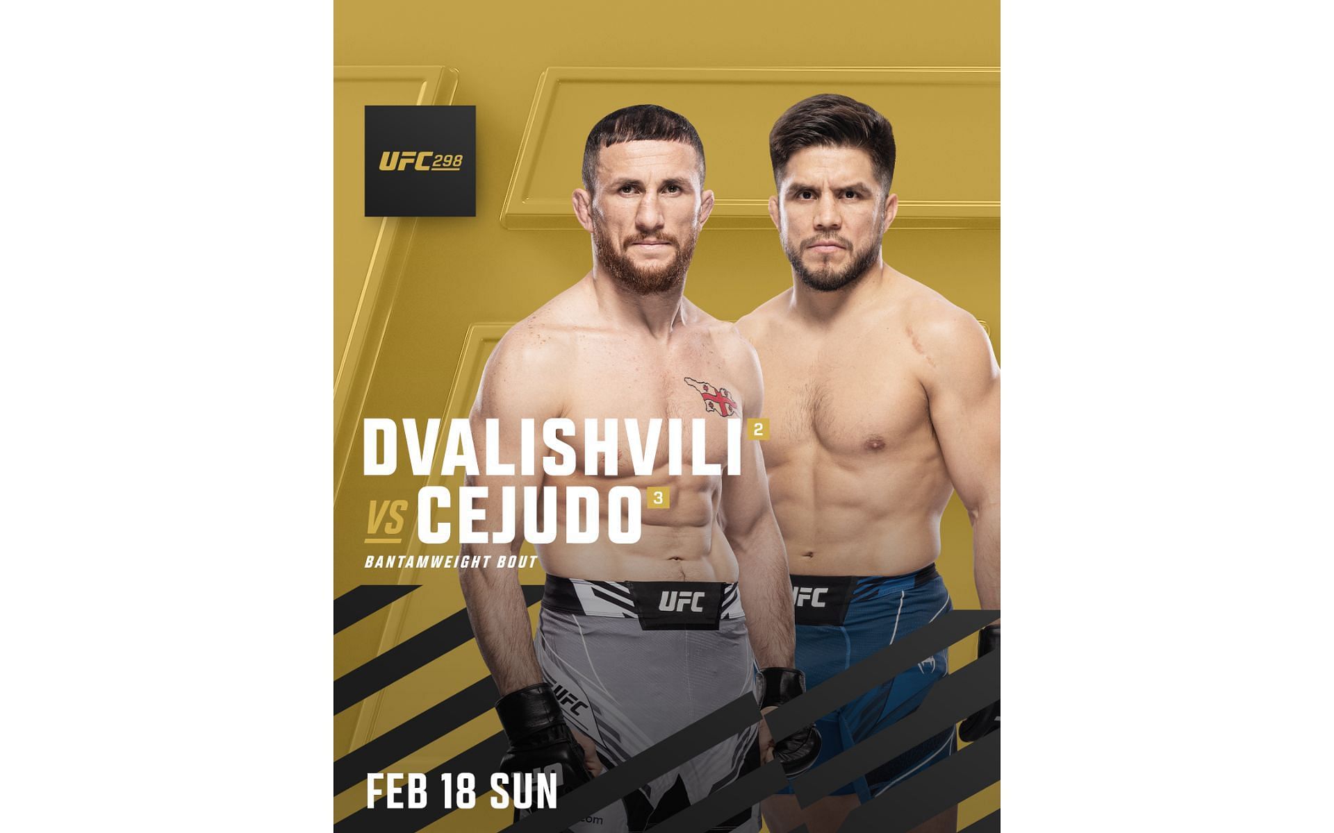 Dvalishvili vs. Cejudo bout announcement [Image courtesy: @UFC_AUSNZ - X]