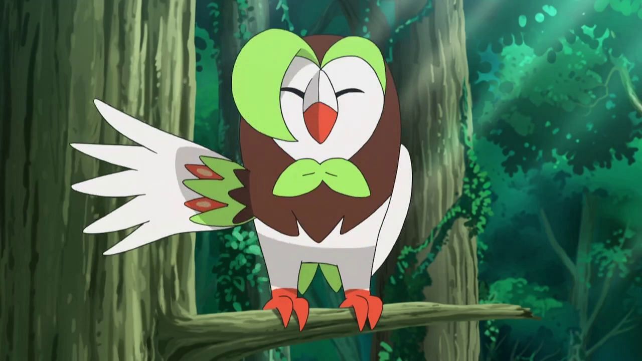 Dartrix as seen in the anime (Image via The Pokemon Company)