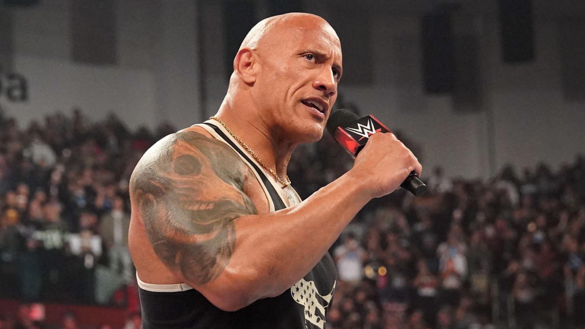 The Rock at WWE RAW Day 1 edition!