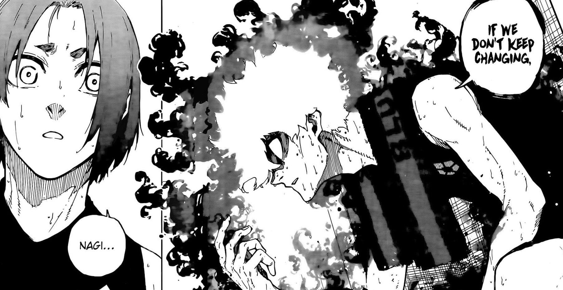 Nagi and Reo as seen in the Blue Lock manga (Image via Kodansha)