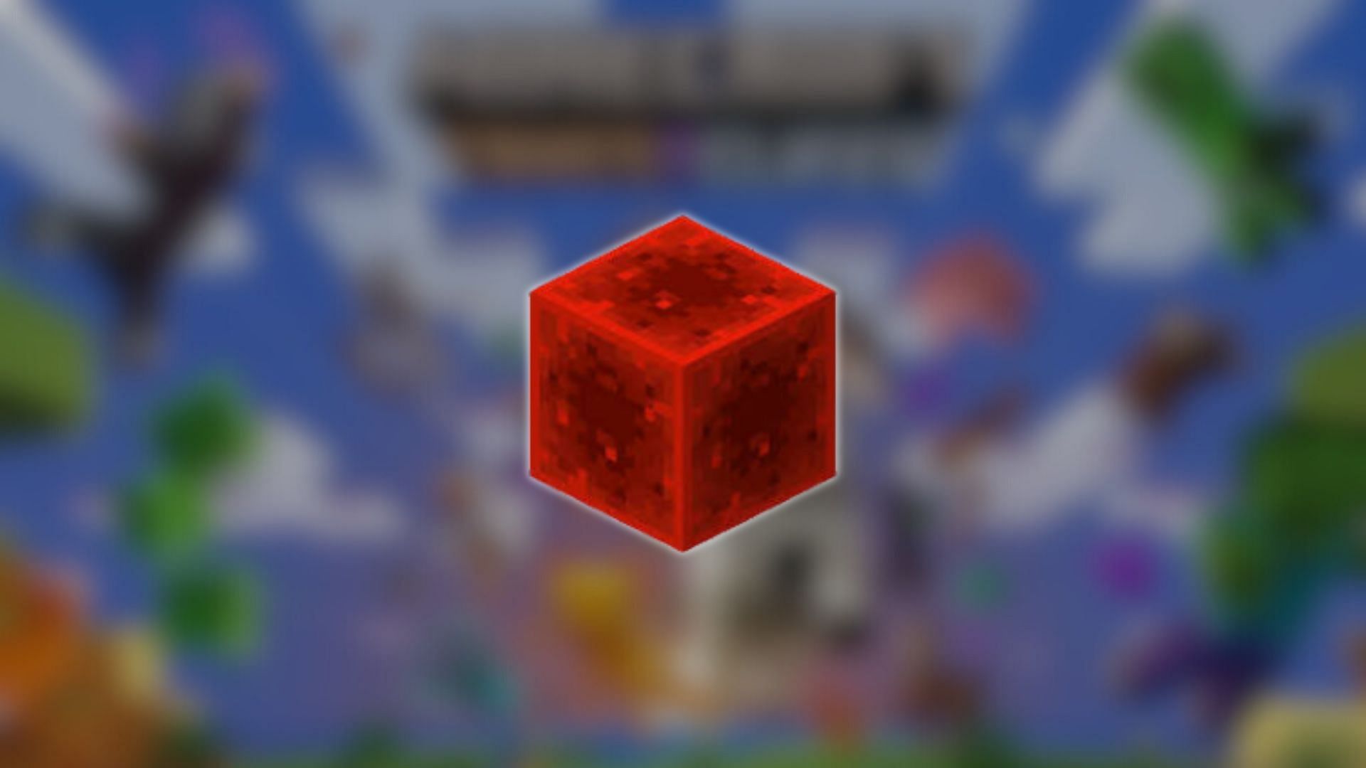 Redstone block in Minecraft (Image via Mojang Studios)