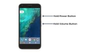 Take a screenshot using the power and volume buttons (Image via Google)