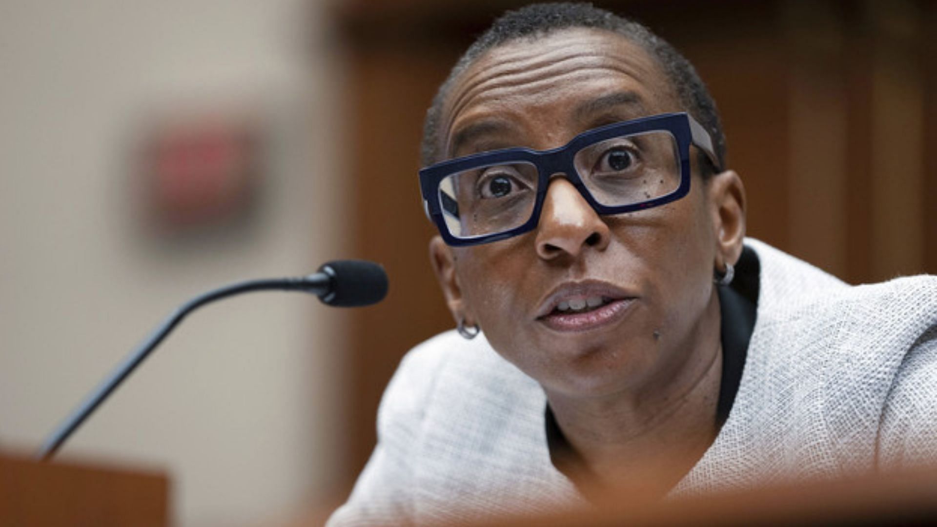 Gay speaking during a hearing of the House Committee on Education on December 5