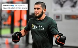 "You will beat all of them champ" - Fans react after Islam Makhachev lays down one-year blueprint for his lightweight title defense