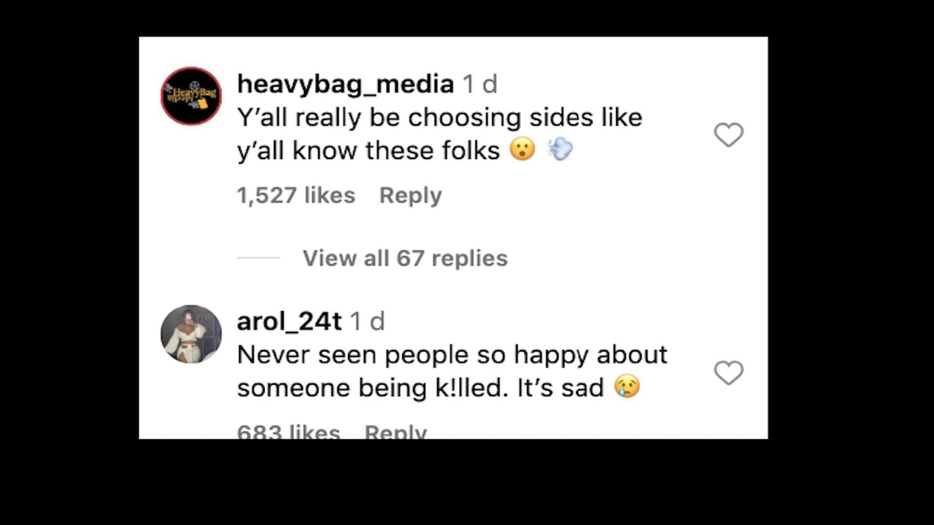 Reactions to Jook&#039;s death (Instagram)