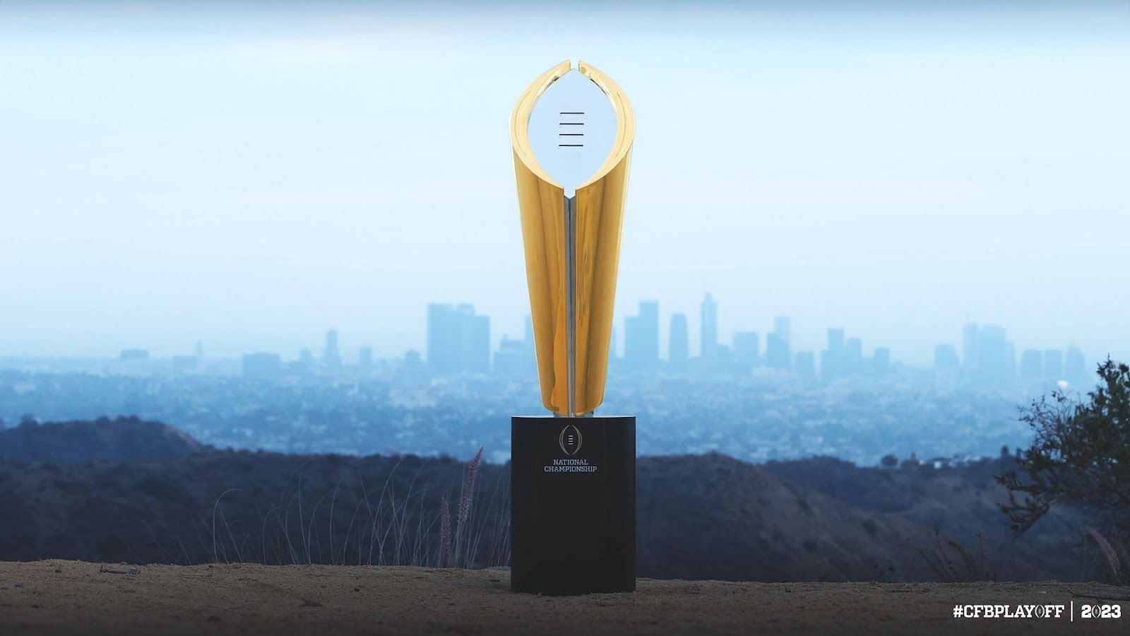 College Football National Championship Award. Source: College Football Playoff&rsquo;s official Facebook handle @CollegeFootballPlayoff